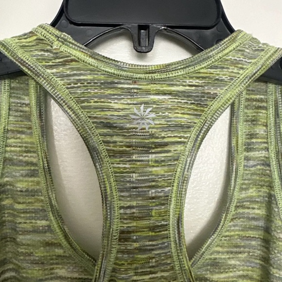 Athleta fastest track tank top women’s size XS seamless green space dye - Picture 4 of 6